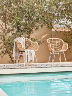 Best Sillas de polirratán con reposabrazos Costa, 2 uds. Sillas De Jardín|Sillas De Jardí­N