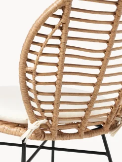 Sillas></noscript>Westwing Collection Sillas de ratán con cojín Cordula, 2 uds.