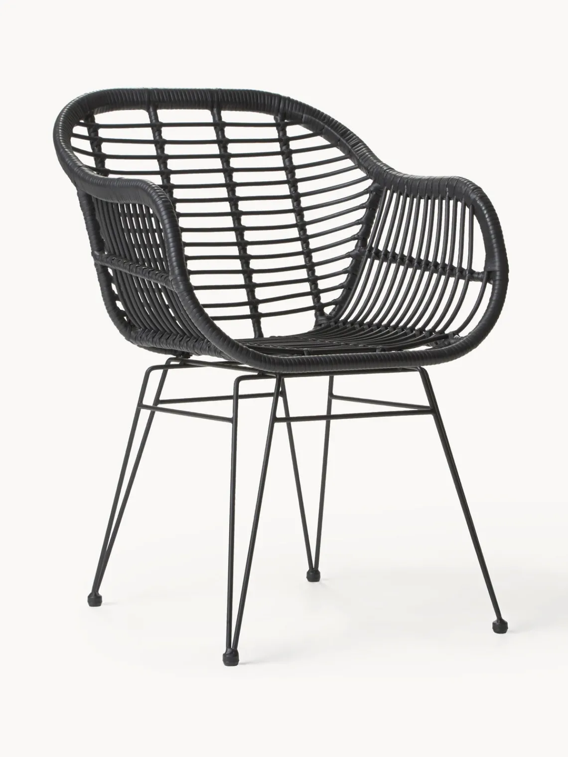 Discount Sillas de ratán con reposabrazos Costa, 2 uds. Sillas De Jardín|Sillas De JardíN