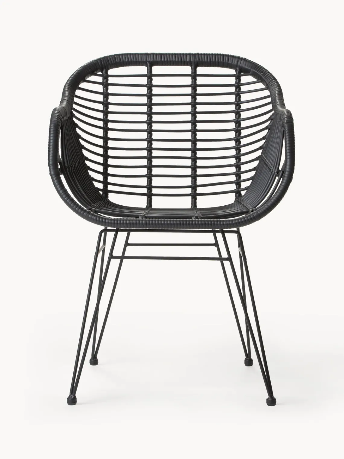 Discount Sillas de ratán con reposabrazos Costa, 2 uds. Sillas De Jardín|Sillas De JardíN