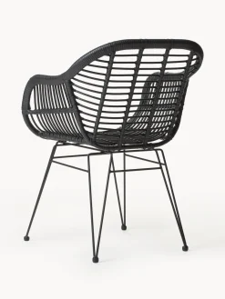 Discount Sillas de ratán con reposabrazos Costa, 2 uds. Sillas De Jardín|Sillas De JardíN