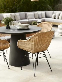 Online Sillas de ratán con reposabrazos Costa, 2 uds. Sillas De Jardín|Sillas De Jardí­N