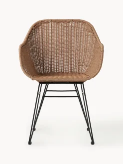 Online Sillas de ratán con reposabrazos Costa, 2 uds. Sillas De Jardín|Sillas De JardíN