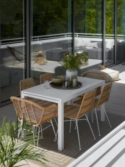 Best Sillas de ratán Costa, 2 uds. Sillas De Jardín|Sillas De Jardí­N