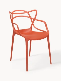 Sillas De Jardín|Sillas Con Reposabrazos>Kartell Sillas Masters, 2 uds. Naranja