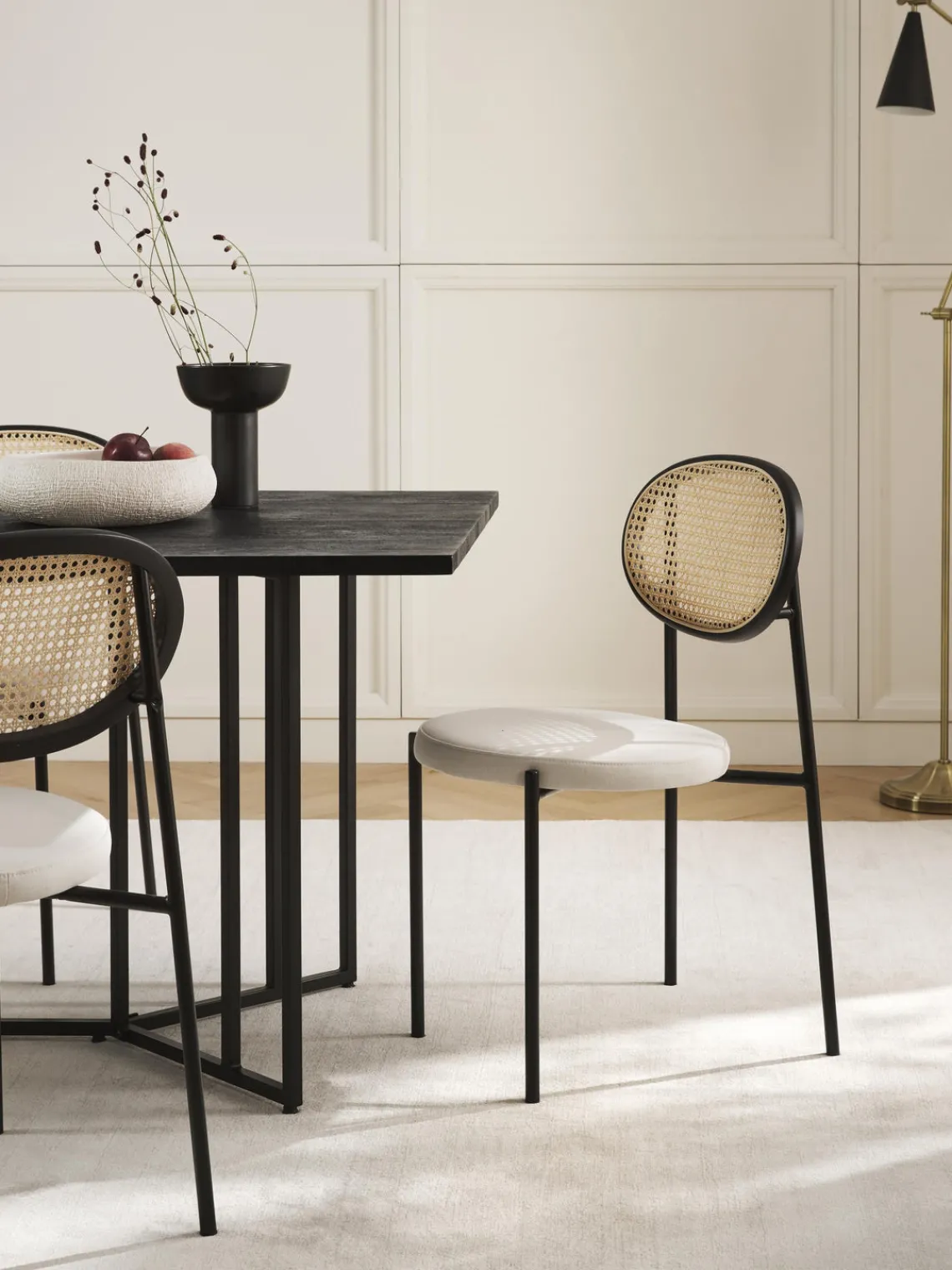 Sillas tapizadas con tejido vienés Remy, 2 uds. Sillas