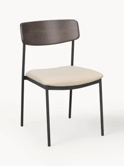 Clearance Sillas tapizadas de madera de roble Maymont, 2 uds. Sillas