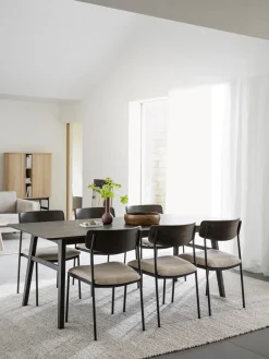 Clearance Sillas tapizadas de madera de roble Maymont, 2 uds. Sillas