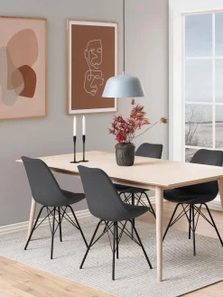 Sillas> Sillas tapizadas de terciopelo Eris, 2 uds. Terciopelo gris oscuro