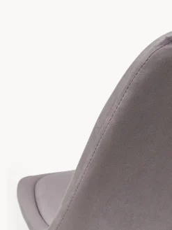 Sillas></noscript> Sillas tapizadas de terciopelo Eris, 2 uds. Terciopelo gris oscuro