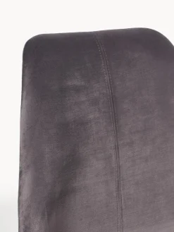 Sillas></noscript> Sillas tapizadas de terciopelo Eris, 2 uds. Terciopelo gris oscuro