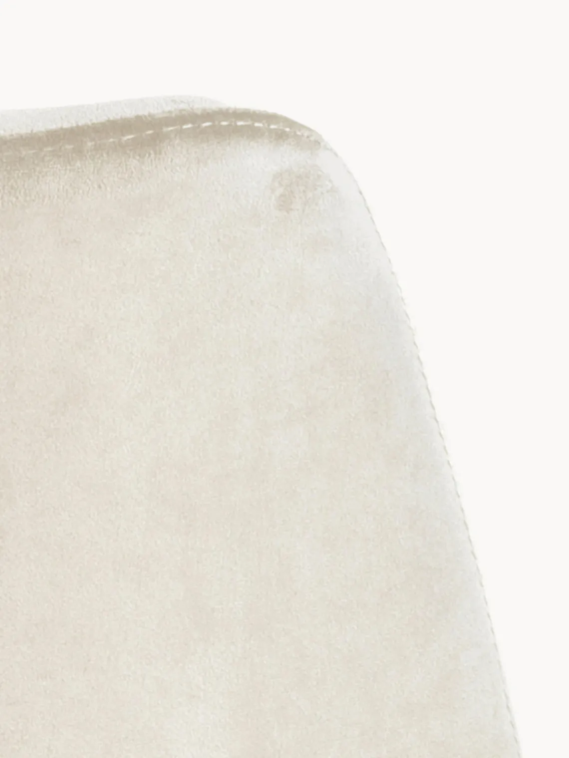 Sillas> Sillas tapizadas de terciopelo Eris, 2 uds. Terciopelo beige, negro mate