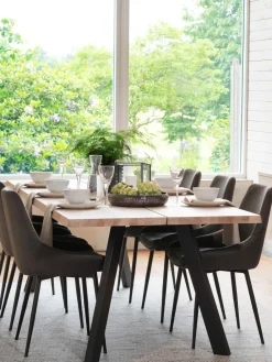 Online Sillas tapizadas en cuero sintético Sierra, 2 uds. Sillas