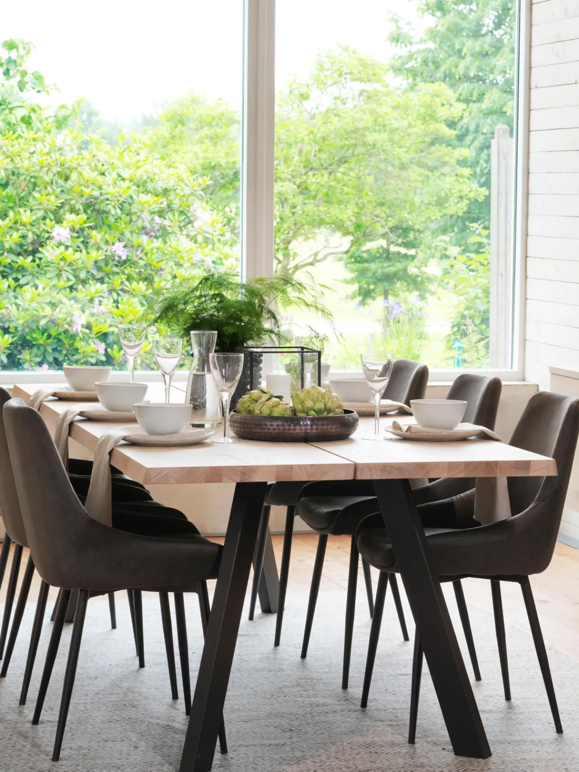 Online Sillas tapizadas en cuero sintético Sierra, 2 uds. Sillas