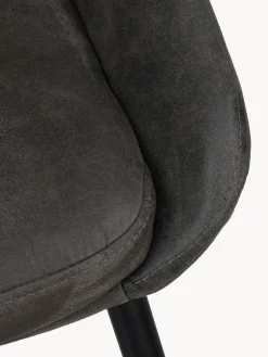 Online Sillas tapizadas en cuero sintético Sierra, 2 uds. Sillas