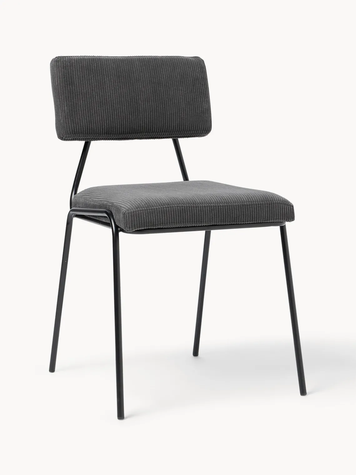 Sillas tapizadas en pana Mats, 2 uds. Sillas