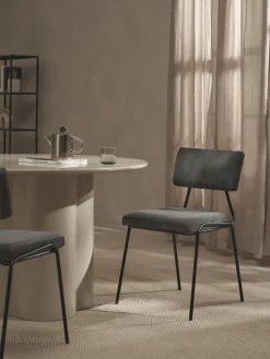 Sillas tapizadas en pana Mats, 2 uds. Sillas