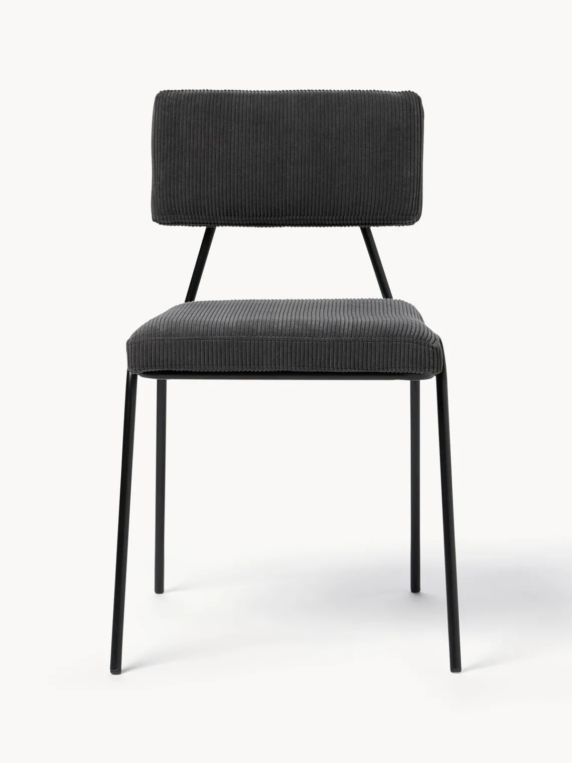 Sillas tapizadas en pana Mats, 2 uds. Sillas