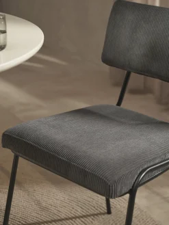 Sillas tapizadas en pana Mats, 2 uds. Sillas