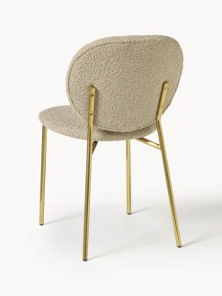 Best Sillas tapizadas en tejido bouclé Ulrica, 2 uds. Sillas