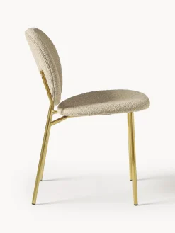 Best Sillas tapizadas en tejido bouclé Ulrica, 2 uds. Sillas