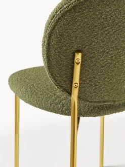 Hot Sillas tapizadas en tejido bouclé Ulrica, 2 uds. Sillas