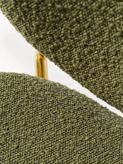 Hot Sillas tapizadas en tejido bouclé Ulrica, 2 uds. Sillas