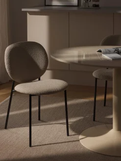 Best Sillas tapizadas en tejido bouclé Ulrica, 2 uds. Sillas