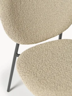 Best Sillas tapizadas en tejido bouclé Ulrica, 2 uds. Sillas