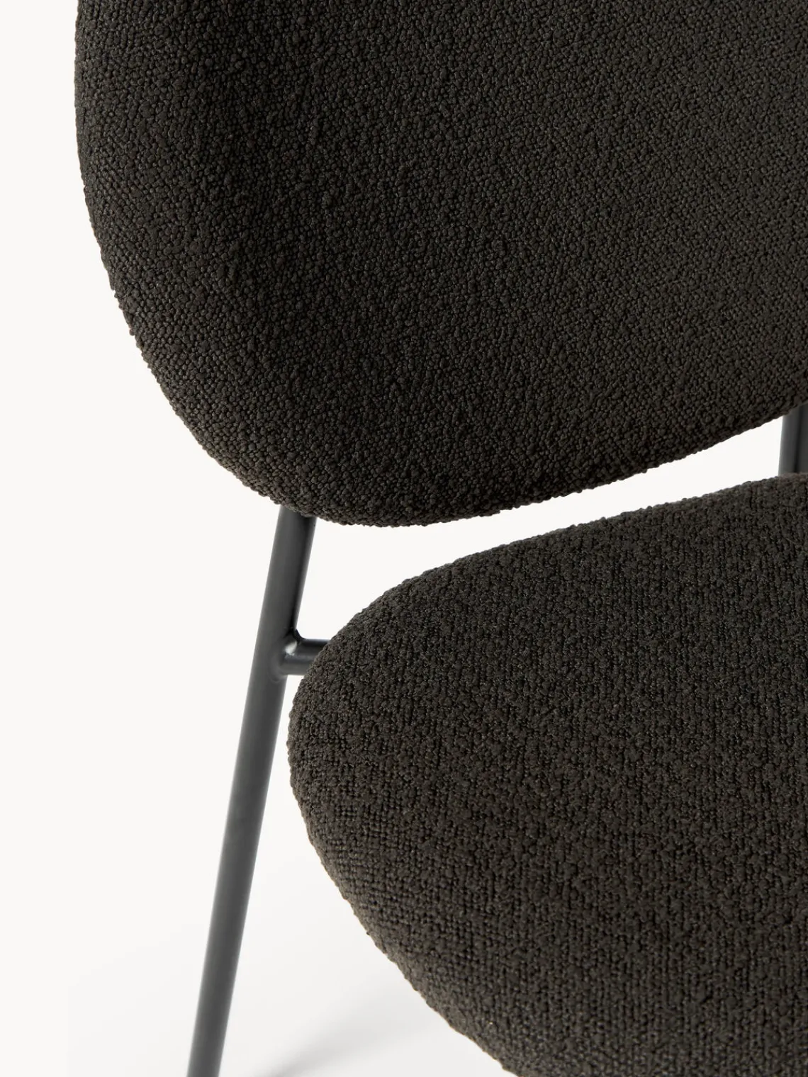 Best Sillas tapizadas en tejido bouclé Ulrica, 2 uds. Sillas