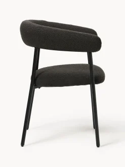 New Sillas tapizadas en tejido bouclé Thiago, 2 uds. Sillas