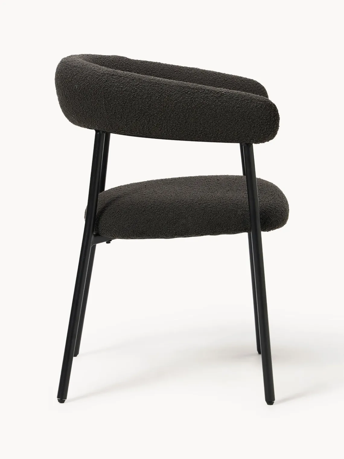 New Sillas tapizadas en tejido bouclé Thiago, 2 uds. Sillas