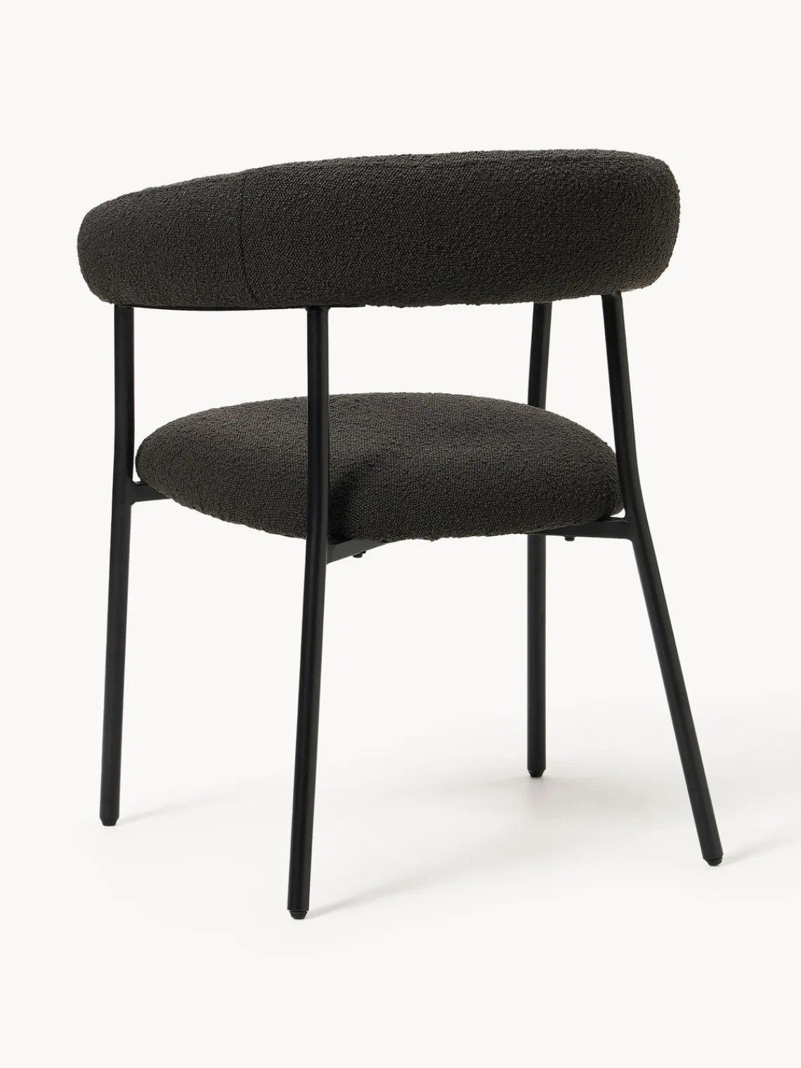 New Sillas tapizadas en tejido bouclé Thiago, 2 uds. Sillas