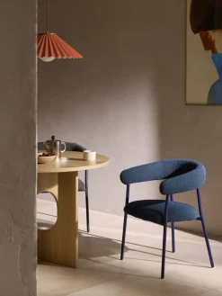 Discount Sillas tapizadas en tejido bouclé Thiago, 2 uds. Sillas