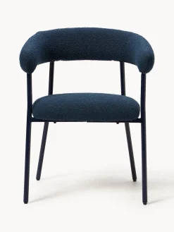 Discount Sillas tapizadas en tejido bouclé Thiago, 2 uds. Sillas