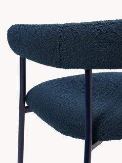 Discount Sillas tapizadas en tejido bouclé Thiago, 2 uds. Sillas