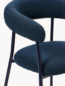 Discount Sillas tapizadas en tejido bouclé Thiago, 2 uds. Sillas