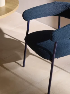 Discount Sillas tapizadas en tejido bouclé Thiago, 2 uds. Sillas