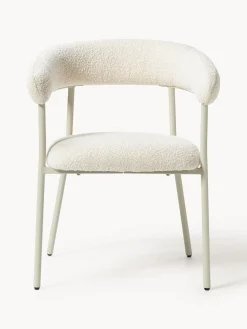 Online Sillas tapizadas en tejido bouclé Thiago, 2 uds. Sillas