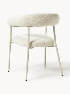 Online Sillas tapizadas en tejido bouclé Thiago, 2 uds. Sillas