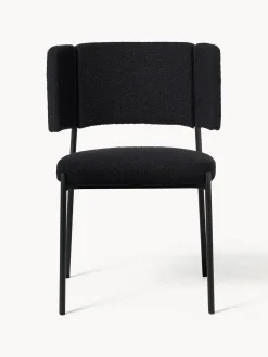 Best Sillas tapizadas en tejido bouclé Samantha, 2 uds. Sillas