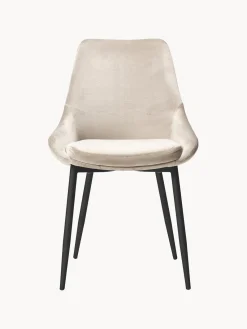 Clearance Sillas tapizadas en terciopelo Sierra, 2 uds. Sillas