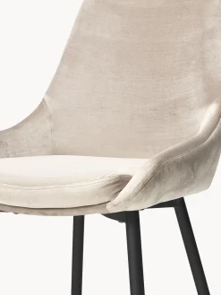 Clearance Sillas tapizadas en terciopelo Sierra, 2 uds. Sillas