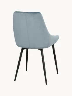 Sillas tapizadas en terciopelo Sierra, 2 uds. Sillas