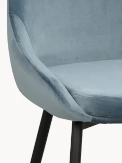 Sillas tapizadas en terciopelo Sierra, 2 uds. Sillas