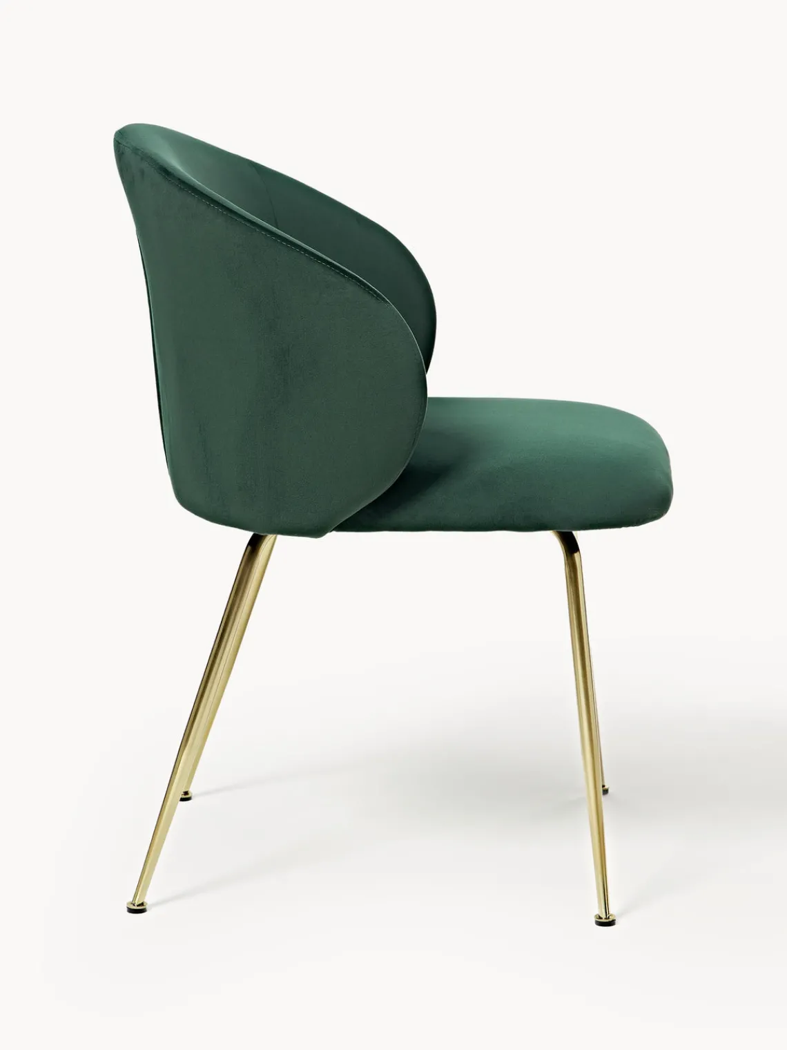 Best Sillas tapizadas en terciopelo Luisa, 2 uds. Sillas