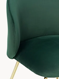 Best Sillas tapizadas en terciopelo Luisa, 2 uds. Sillas