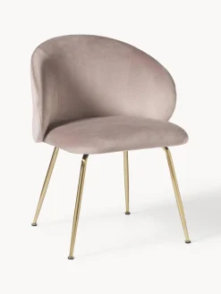 Clearance Sillas tapizadas en terciopelo Luisa, 2 uds. Sillas