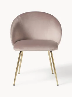 Clearance Sillas tapizadas en terciopelo Luisa, 2 uds. Sillas