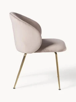 Clearance Sillas tapizadas en terciopelo Luisa, 2 uds. Sillas